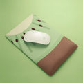 Keyboard pad with raised wrist cushion in assorted colour designs
