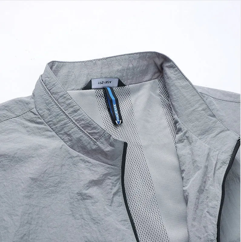 Kentino men's lightweight summer sunscreen top in blue, grey, or navy colours