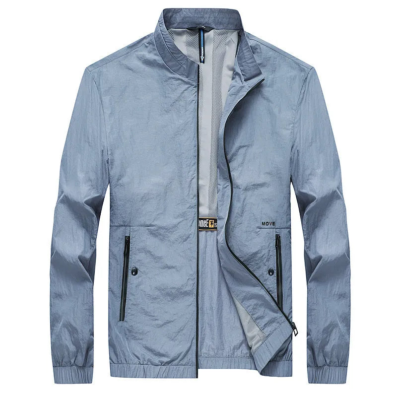 Kentino men's lightweight summer sunscreen top in blue, grey, or navy colours