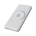 Mint green magnetic wireless charging power bank with MagSafe compatibility and rear clip