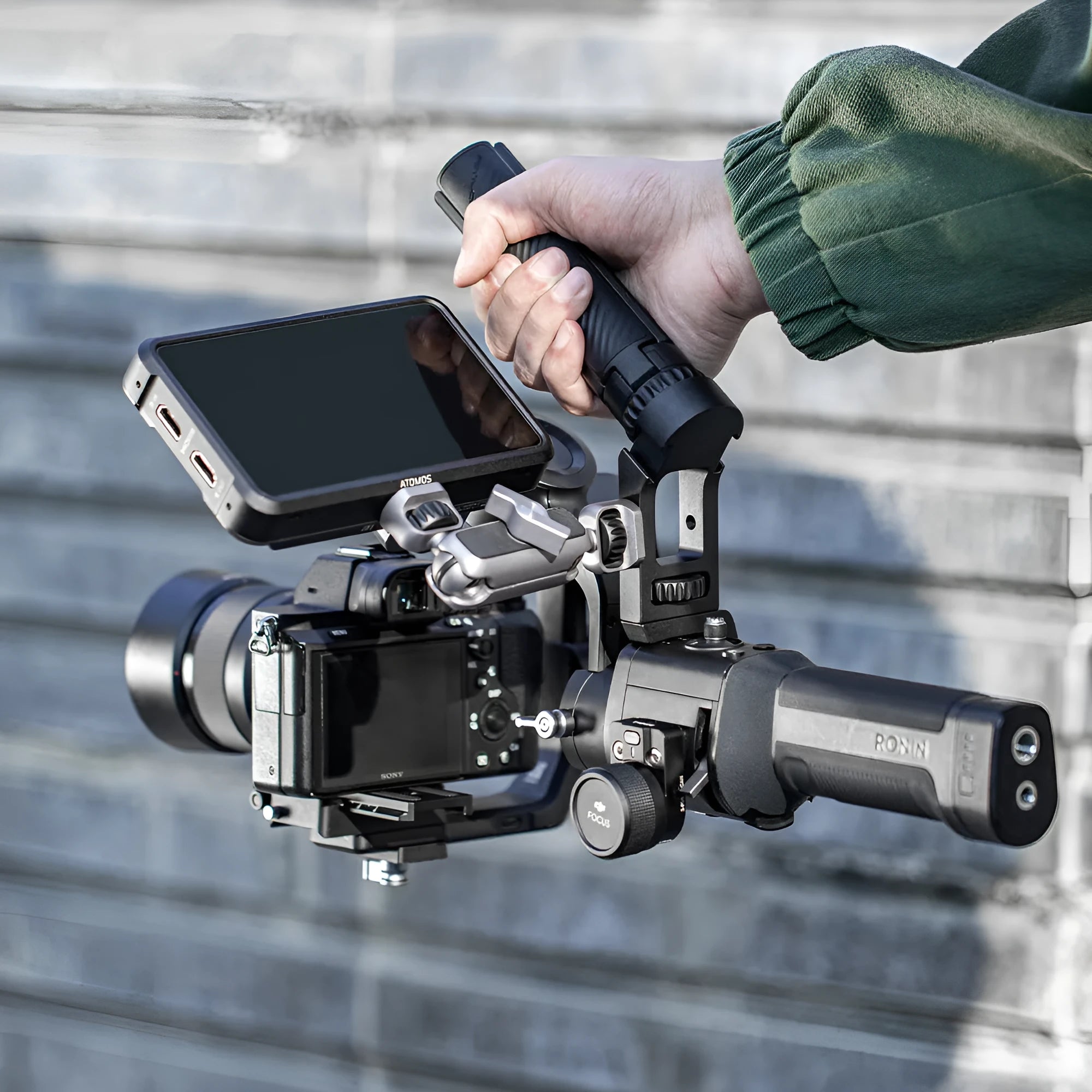 PGYTECH aluminium gimbal tripod holder for DJI Ronin-S and Ronin-SC with accessory mounts