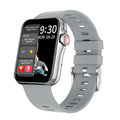 D06 smart watch with colour screen and liquid silicone strap on wrist
