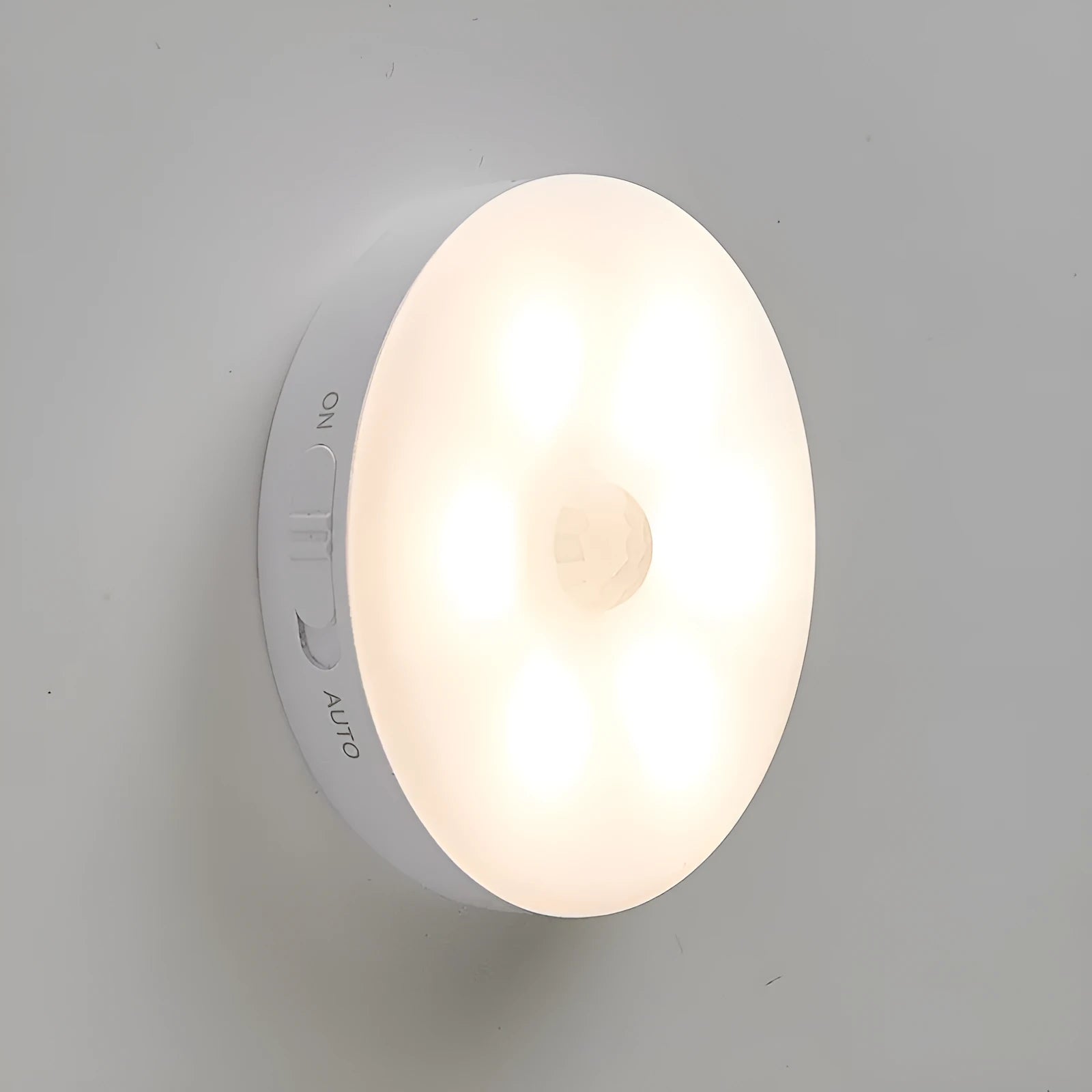 Wireless motion sensor LED lights for hallway cabinets with body sensing technology