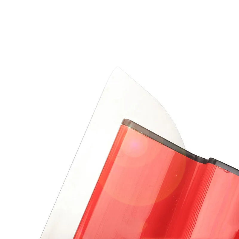 Red 40CM leveling scraper with 0.2MM blade for scraping putty and pasting wallpaper