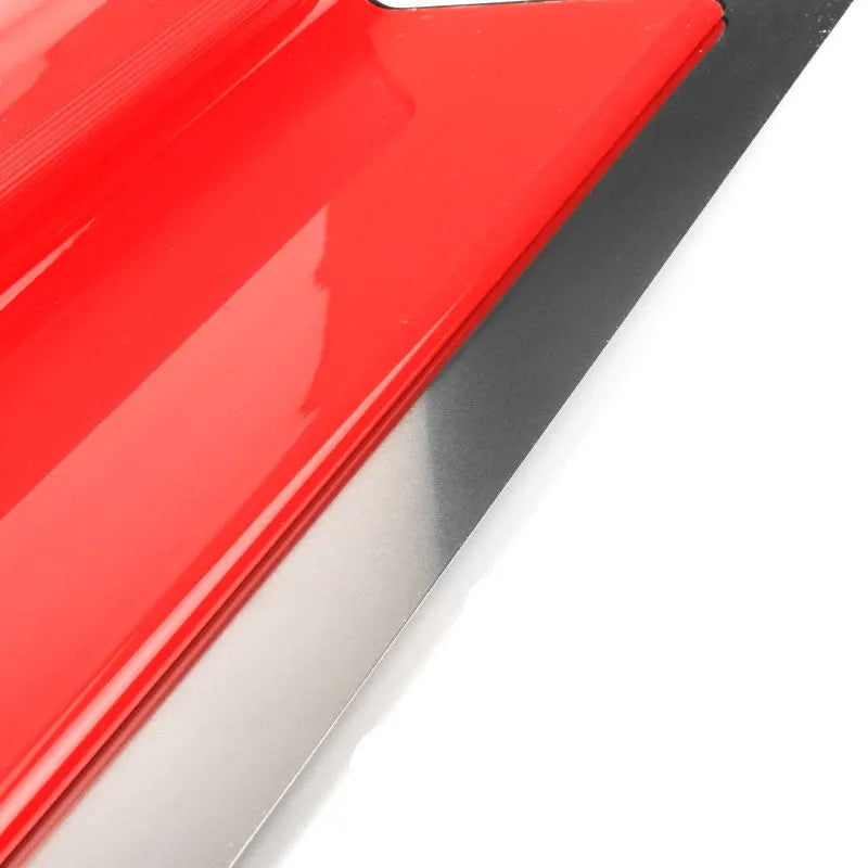 Red 40CM leveling scraper with 0.2MM blade for scraping putty and pasting wallpaper