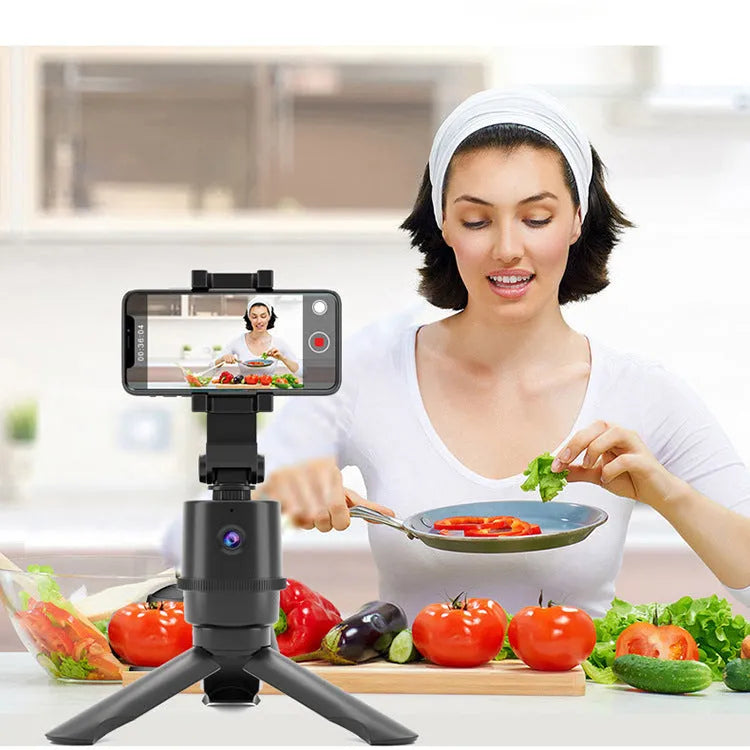 360-degree intelligent tracking mobile phone bracket with AI face recognition for smart phones