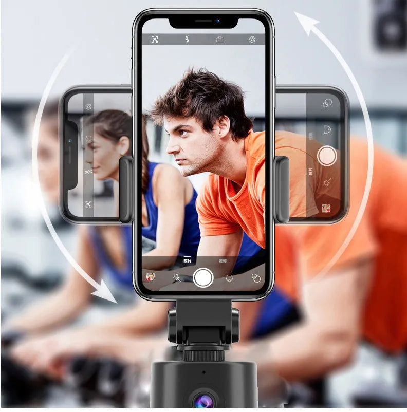 360-degree intelligent tracking mobile phone bracket with AI face recognition for smart phones