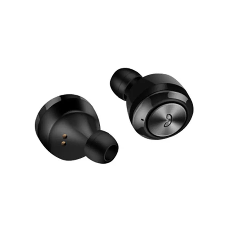 A6 TWS Bluetooth 5.0 headset earbuds in black and white with battery display feature