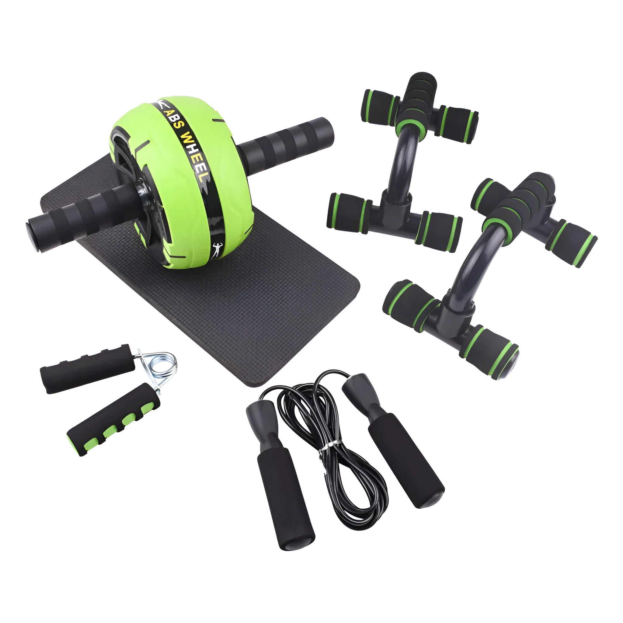Resistance bands push-up bar AB power fitness equipment with abdominal machine
