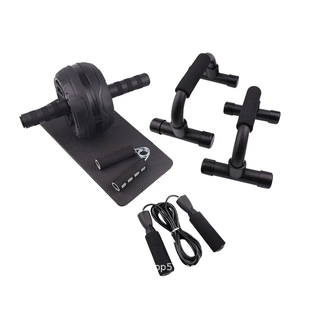 Resistance bands push-up bar AB power fitness equipment with abdominal machine