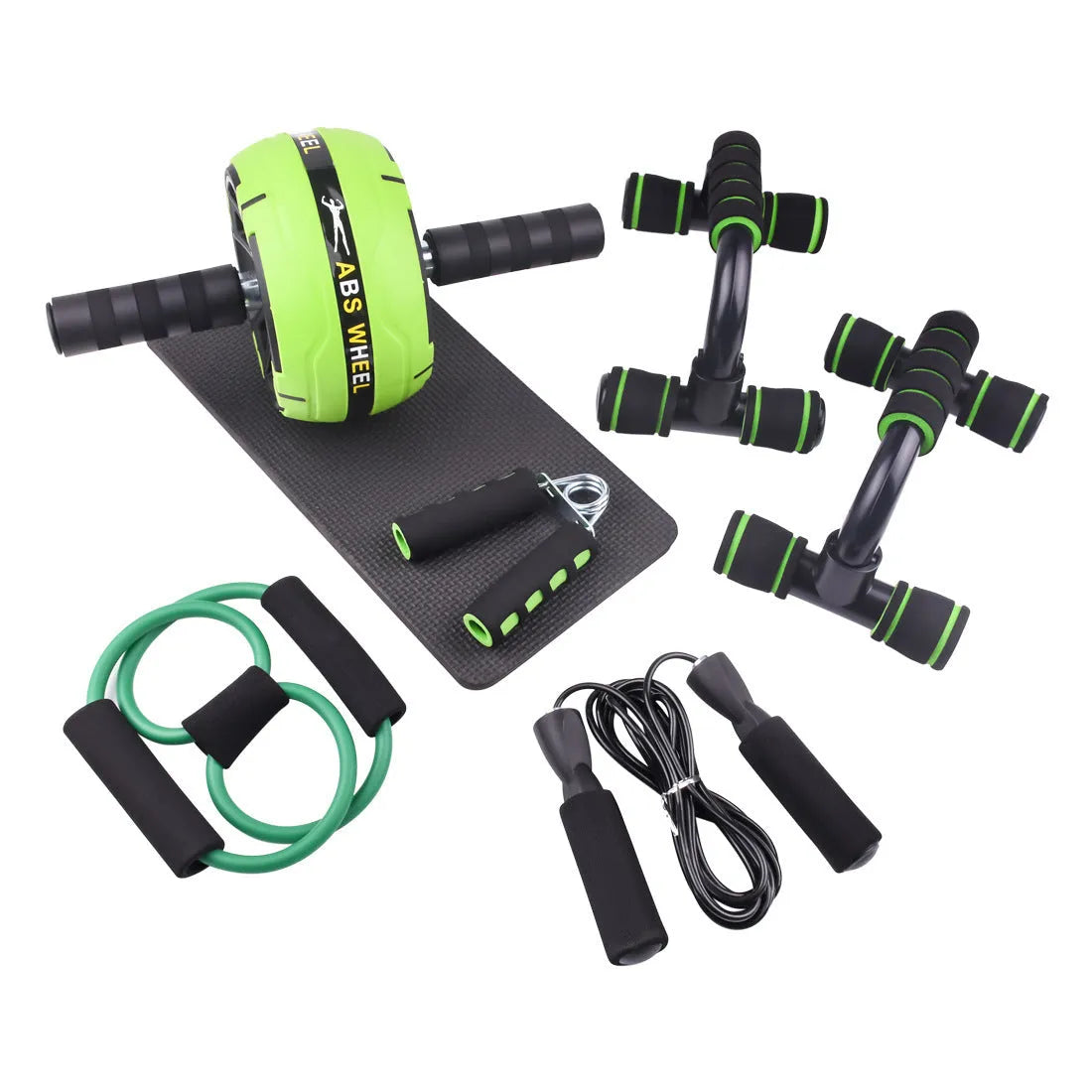 Resistance bands push-up bar AB power fitness equipment with abdominal machine
