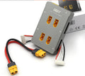 Grey parallel charging board for Astor RC aircraft battery charging