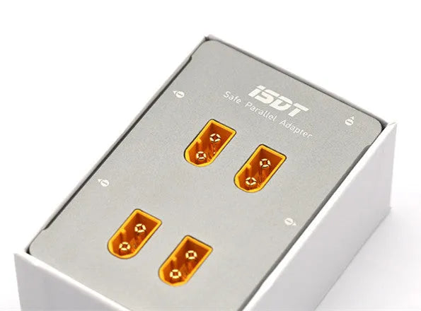 Grey parallel charging board for Astor RC aircraft battery charging