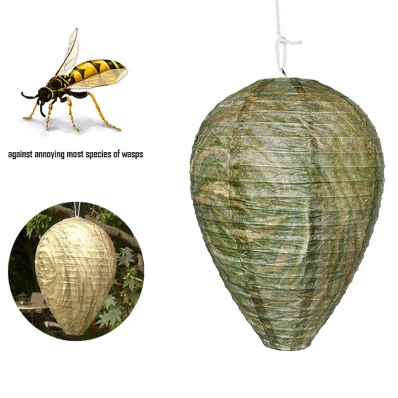 White beehive-shaped paper lantern with honeycomb structure, 22 cm wide by 28 cm tall.