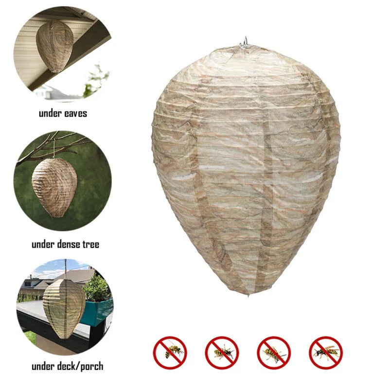 White beehive-shaped paper lantern with honeycomb structure, 22 cm wide by 28 cm tall.