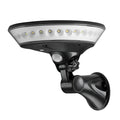 360 degree solar motion light with circular illumination design for garden security