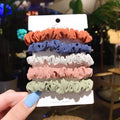 20-piece set of children's hair rings and head ropes in autumn and macaron colours for kids