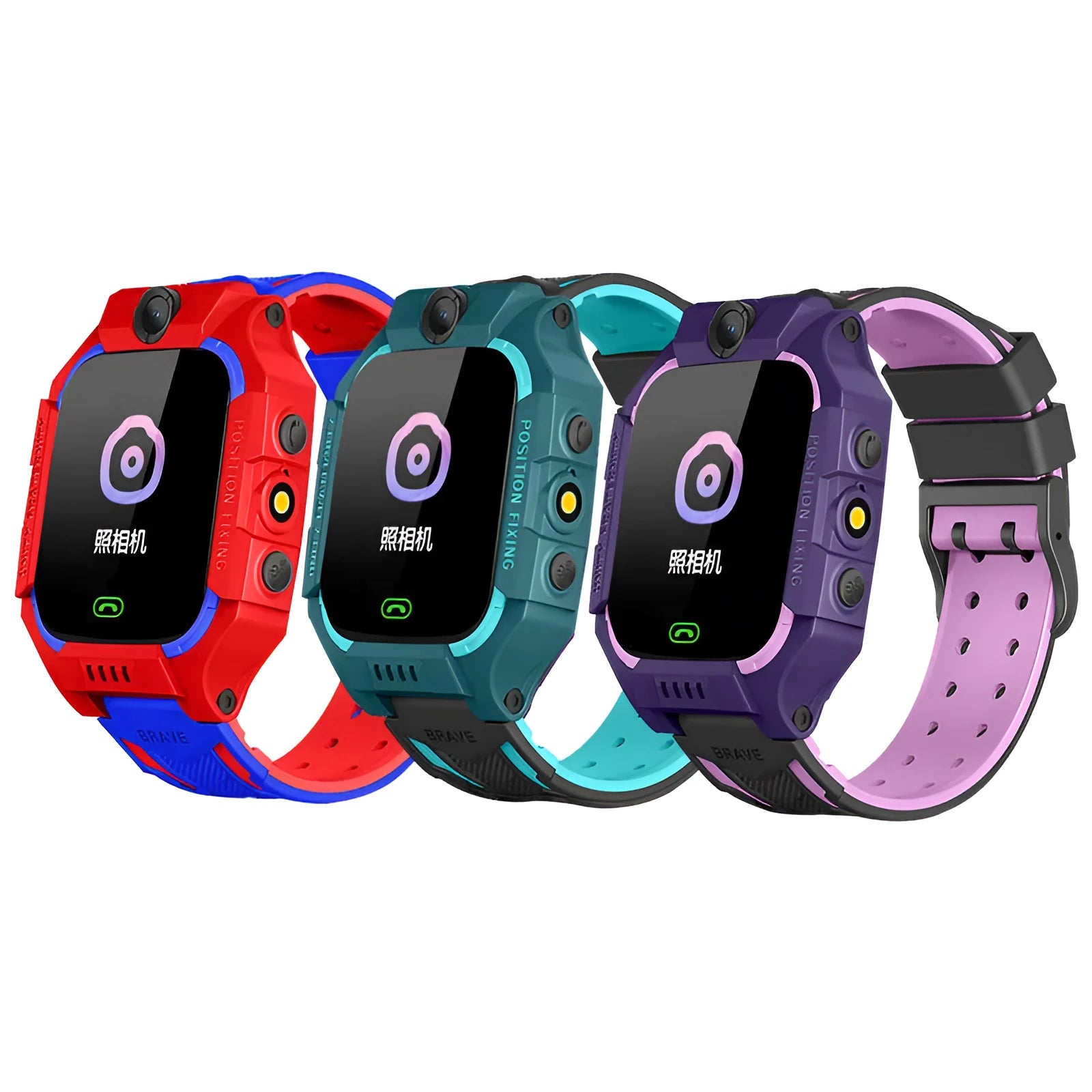 Green Z6 Q19 children's smartwatch with GPS and calling features on a 1.44-inch touch screen.