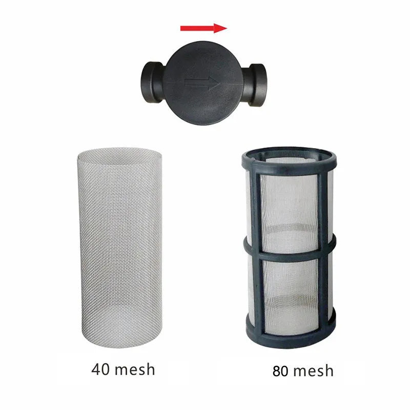 Stainless steel mesh pipeline pre-filter with Y-type design for household water treatment