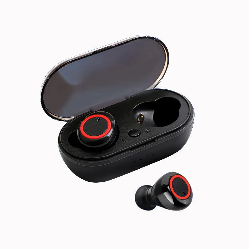 TWS Bluetooth wireless headset with earplug design in various colour options including black, white and two-tone combinations