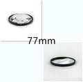 77mm split focus half moon mirror filter for SLR cameras with semi-blur effect