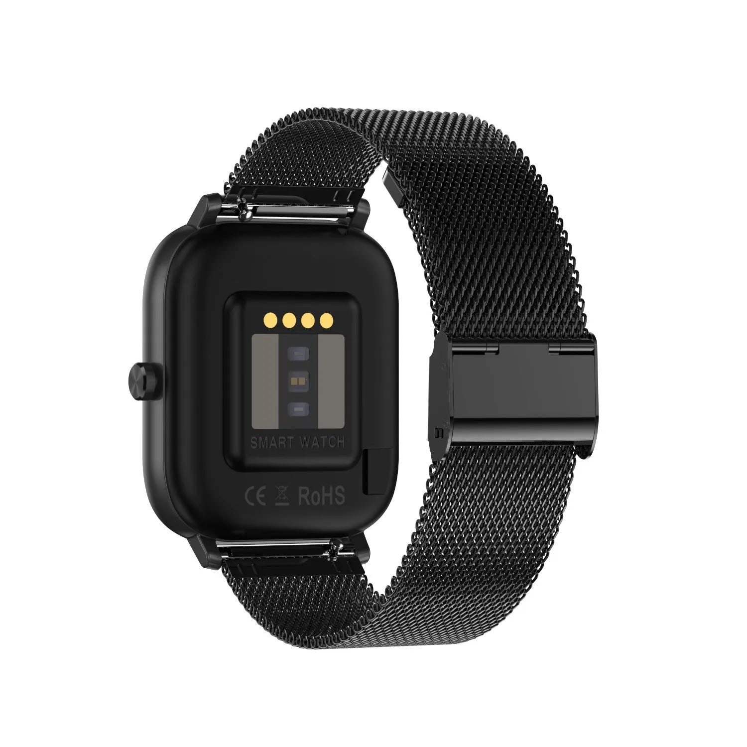 Smart bracelet with 1.54 inch screen showing heart rate and ECG data on wrist