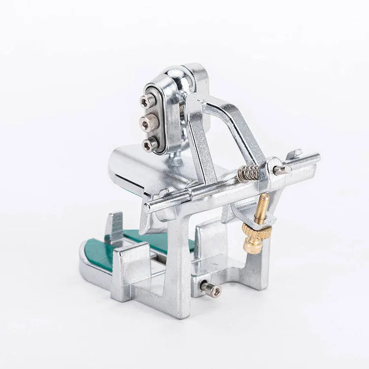 Metal adjustable dental articulator with three adjustment points for adult jaw simulation