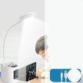 White desk lamp with touch switch and USB power for study environments with eye protection features