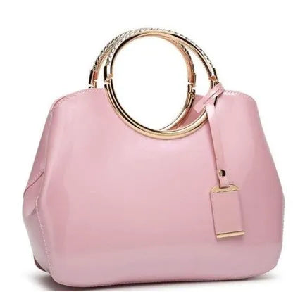 Women's polyester party clutch bag with internal card slots and zipper pockets in seven colour options