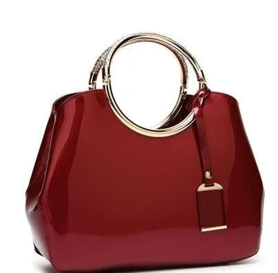 Women's polyester party clutch bag with internal card slots and zipper pockets in seven colour options