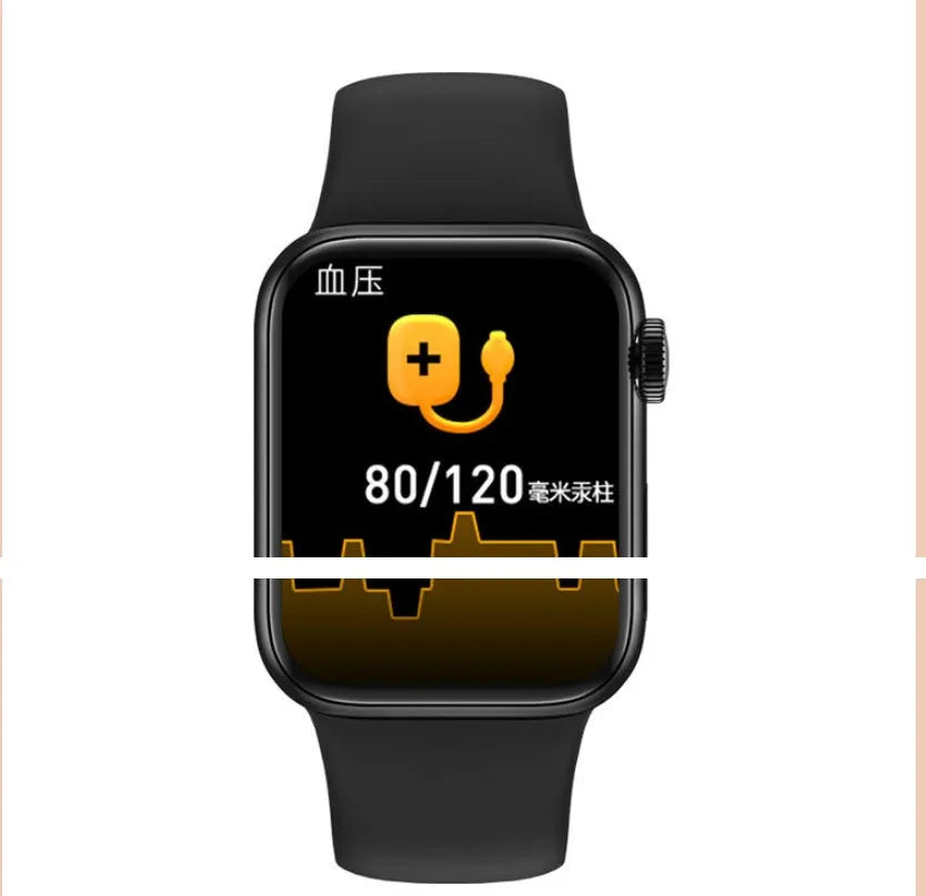 M16Plus smartwatch showing 1.8-inch display with rotary encoder side control in wolf grey colour