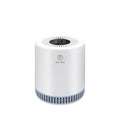 White indoor household air purifier filter element with control panel