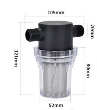 Stainless steel mesh pipeline pre-filter with Y-type design for household water treatment