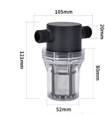 Stainless steel mesh pipeline pre-filter with Y-type design for household water treatment