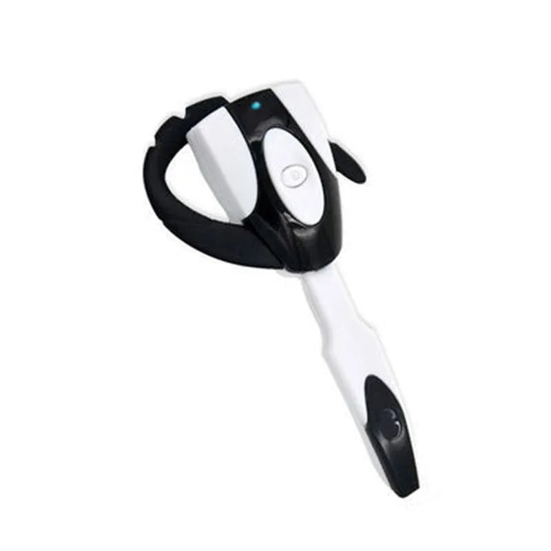 Single-ear hanging Bluetooth business headset shown in available colours.