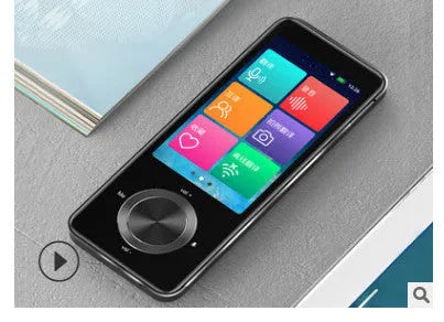M9 translator device in gold or silver grey with photo translation and WiFi hotspot functions