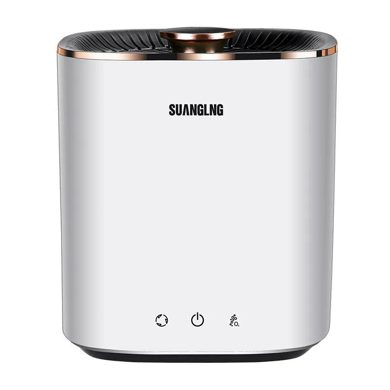 Green or white mini portable washing machine for underwear and socks with ozone sterilisation.