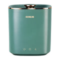 Green or white mini portable washing machine for underwear and socks with ozone sterilisation.