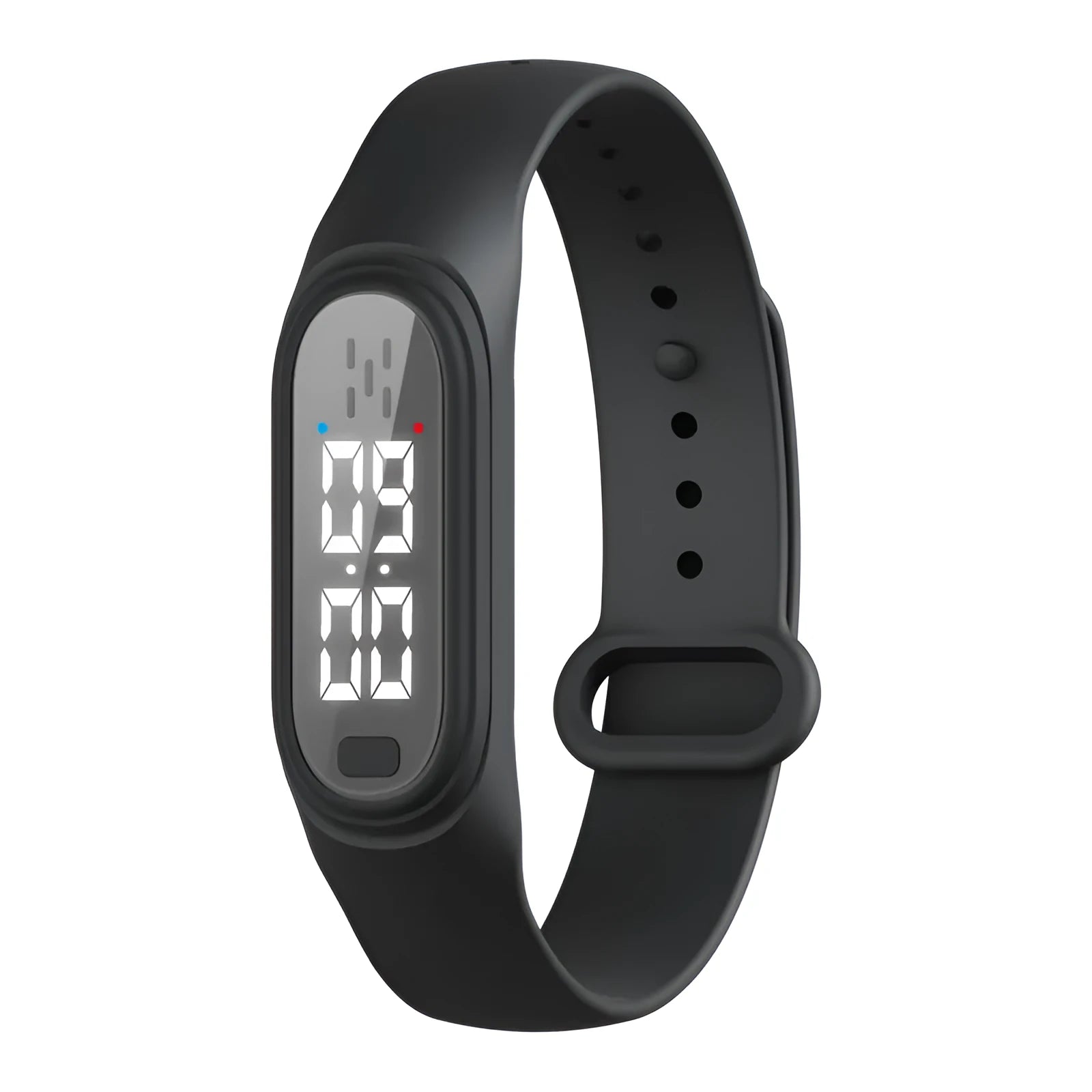 Ultrasonic electronic mosquito repellent bracelet with adjustable strap in multiple colour options