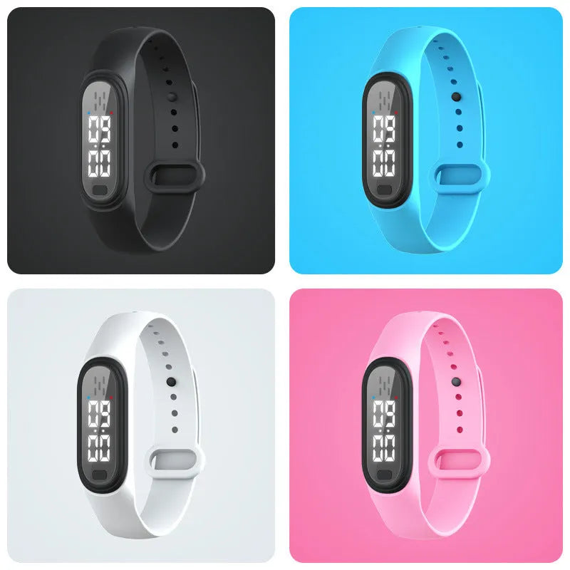 Ultrasonic electronic mosquito repellent bracelet with adjustable strap in multiple colour options