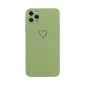 Solid colour TPU silicone phone case for Apple iPhone on a table