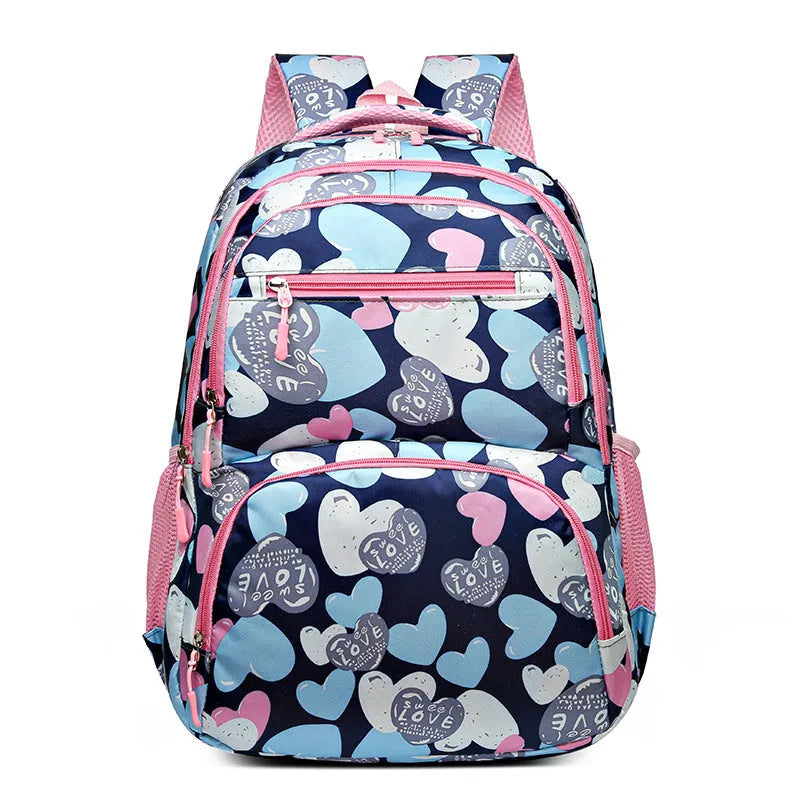 Children's large capacity Oxford cloth backpack with air pillow belt system in multiple colour options