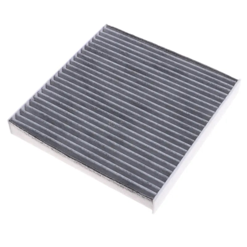 Grey Geely air conditioning filter element measuring 215x210x30mm for Geometry and Emgrand vehicles