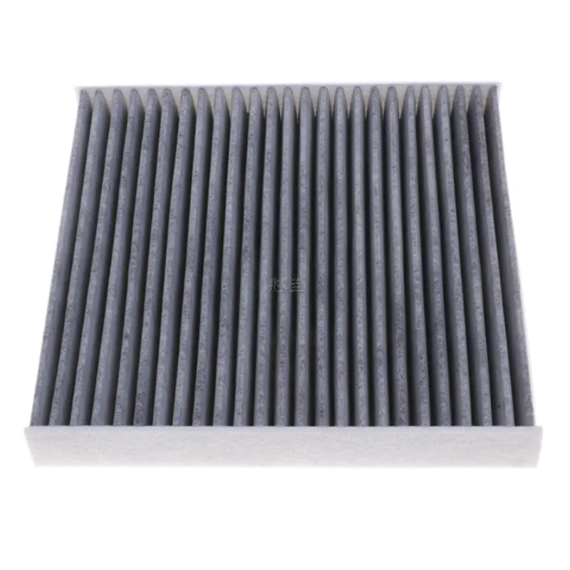 Grey Geely air conditioning filter element measuring 215x210x30mm for Geometry and Emgrand vehicles