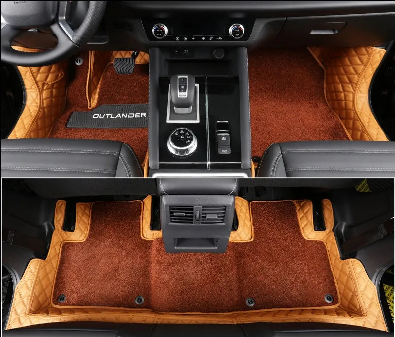 2023 Mitsubishi Outlander custom floor mats in black, grey and brown options