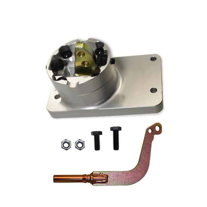 Silver aluminium alloy gear shift short lever for Horton vehicles car accessory