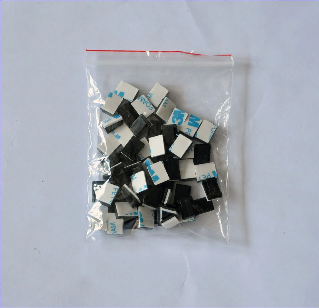 Black PA66 nylon automotive cable management clip for wiring, 9mm x 12mm x 6.2mm