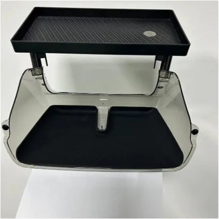 Black ABS plastic storage box for under the Tesla Model 3 and Y centre touchscreen.