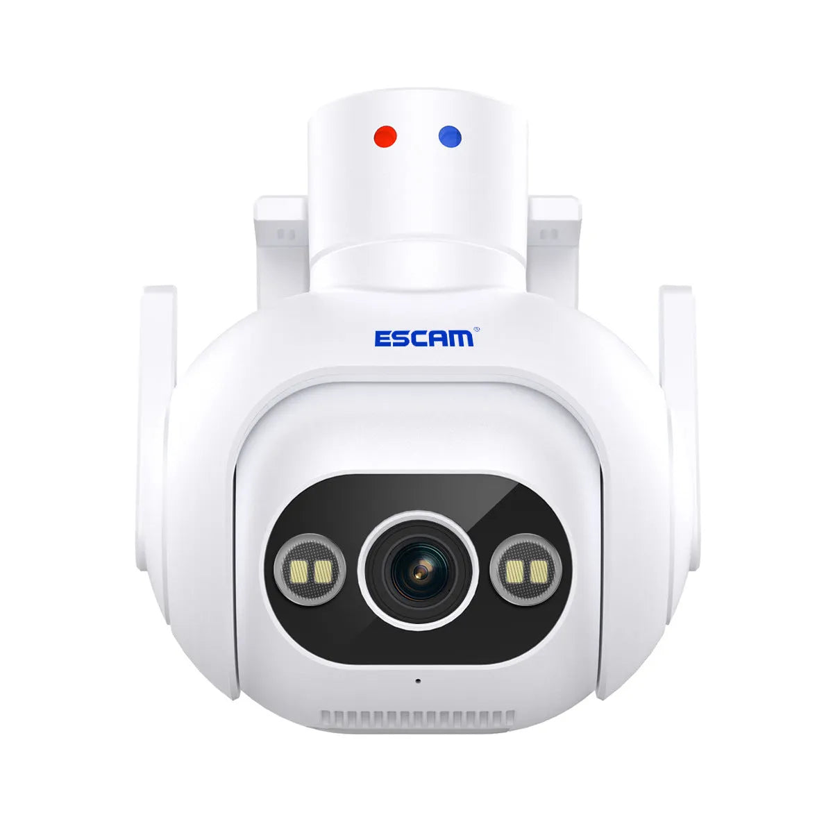 Smart Colour Night Vision H265 4MP IP66 waterproof outdoor security camera on wall mount