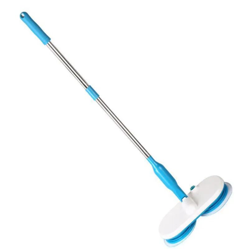 Wireless electric floor mop with USB charging port and assorted cleaning cloths